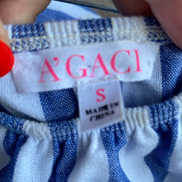 A'gaci womens striped dress, S - Picture 14 of 14